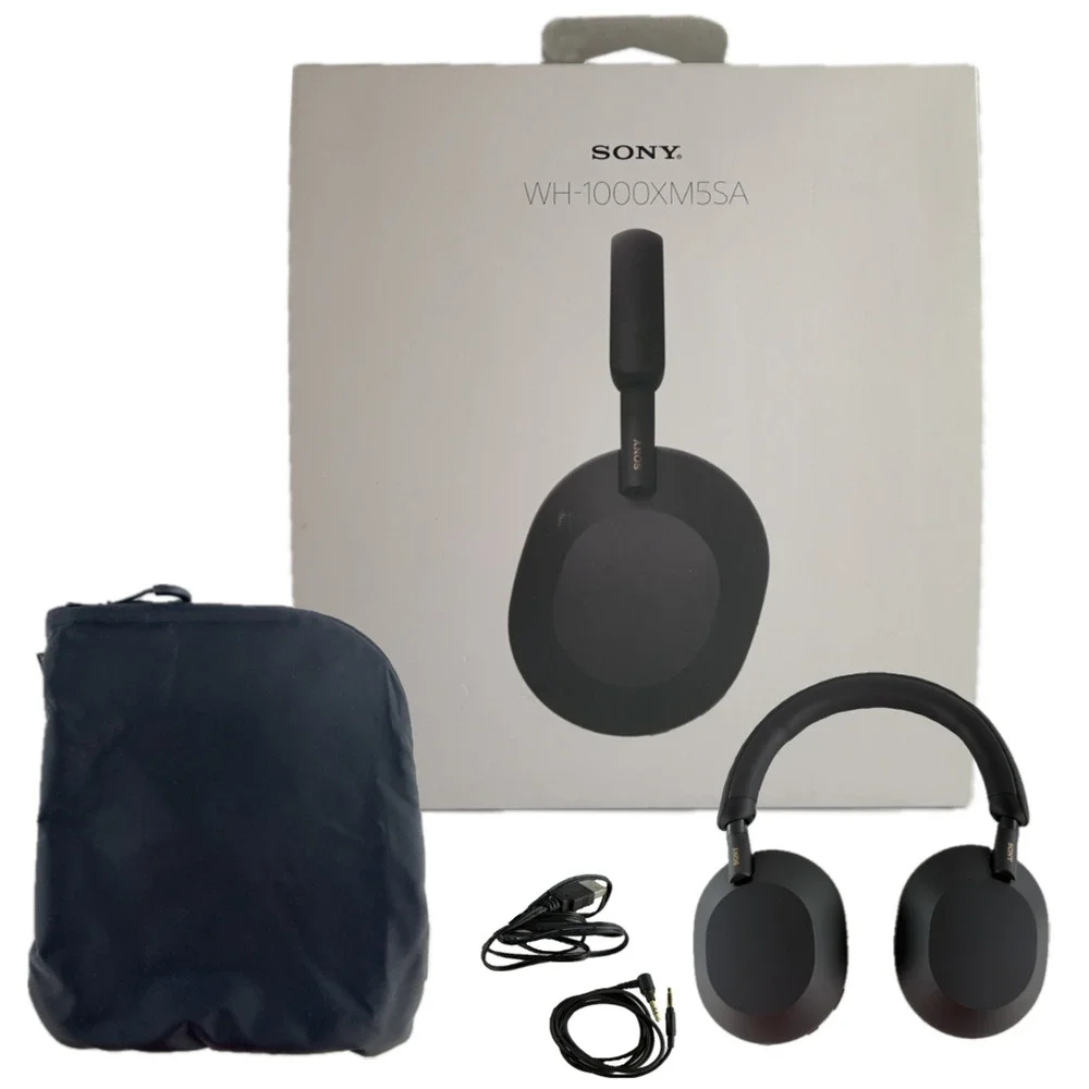 Sony WH-1000XM5SA Wireless Noise Canceling Bluetooth Headphones New Open Box